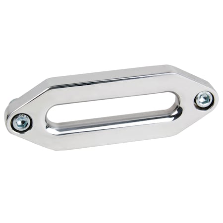 Bulldog Winch Hawse Fairlead, 151mm Mount - Aluminum Polished 30006